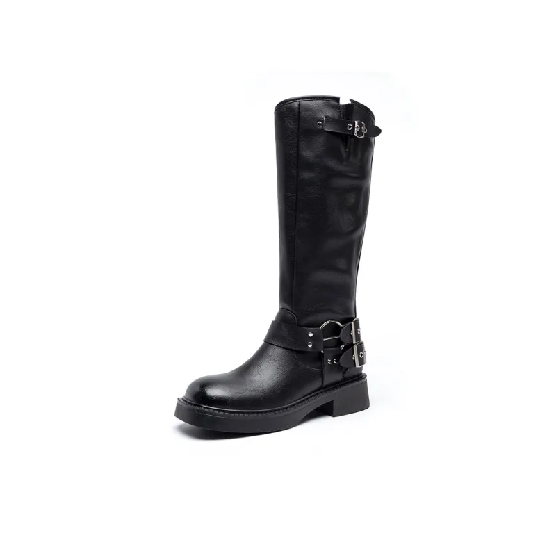 ZHR Knee-high Boots 4cm Women's-16