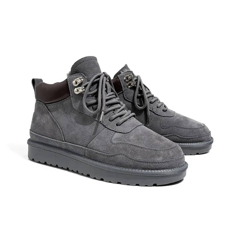 YEDANI Snow Boots Men Black/Gray/Brown-8