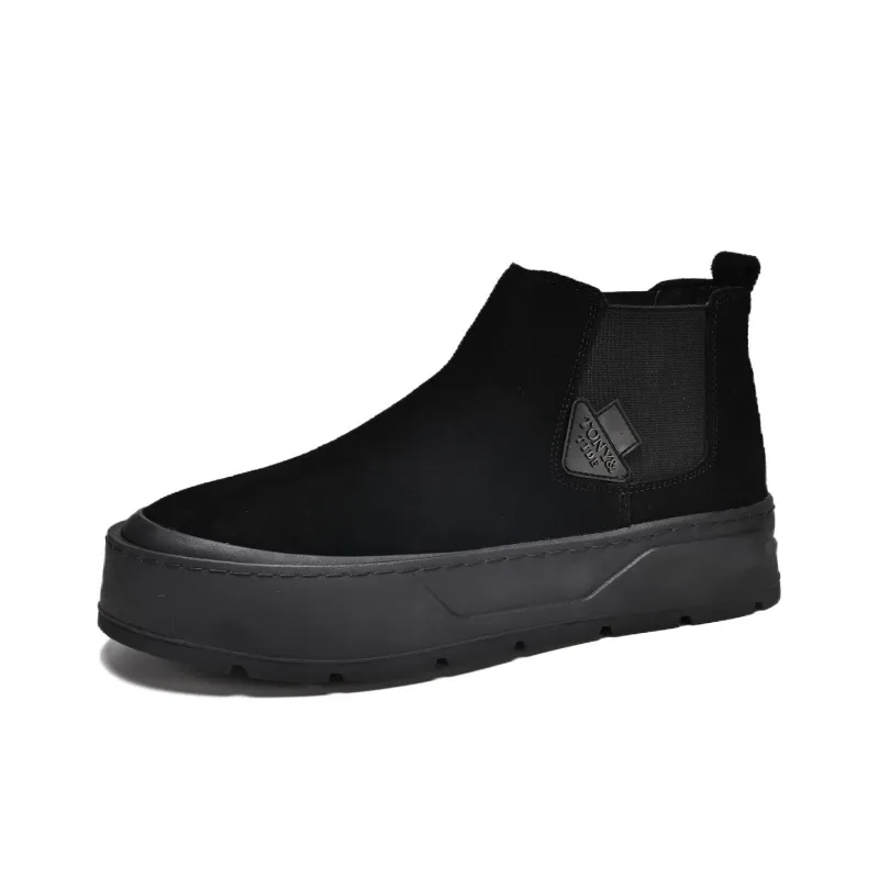 Crocodile Short Chelsea Boots Men's-14