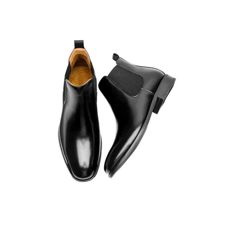 GZZ Chelsea Boots Men Black/Brown-4