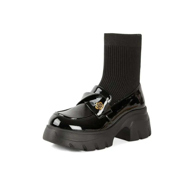 PT'SON Ankle Boots Women's Slim Boots-6