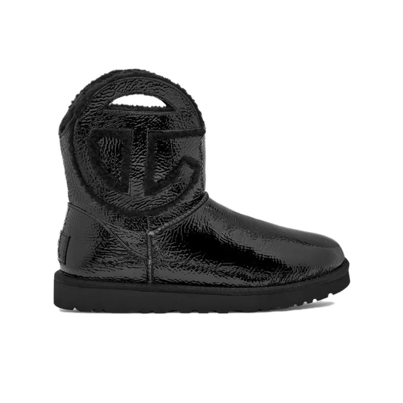UGG X Telfar Logo Mini Crinkle Black-1