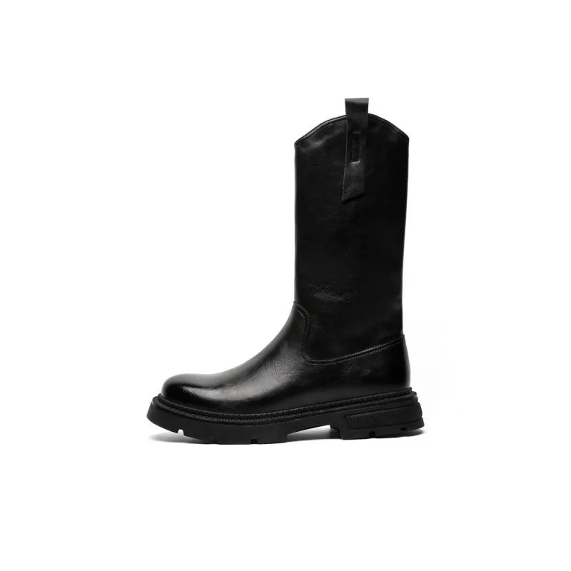 Chi Wolf Ankle Boots Men's Black-0