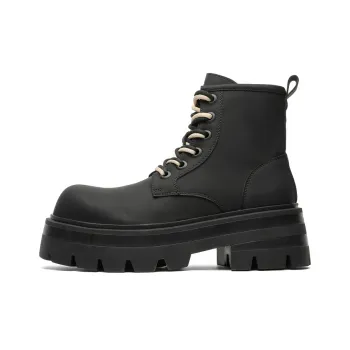 Dounkol Smart And Cool Ankle Length Martin Boot 6cm Unisex Black