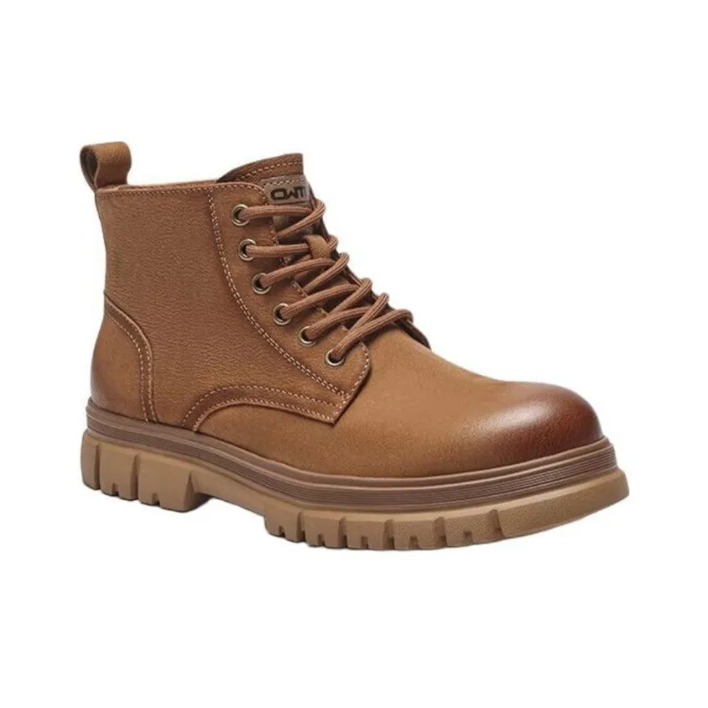 Hotwind Ankle Boots 4.5cm Men's Apricot-3