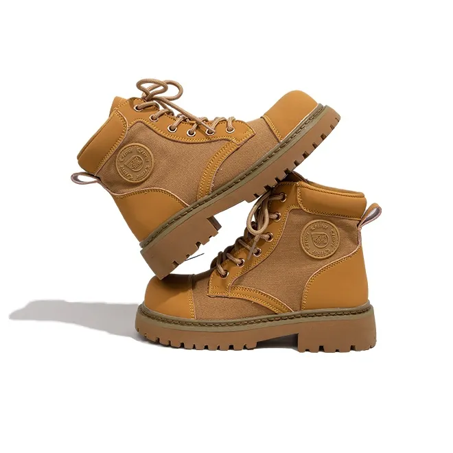 Feiyue Martin Boot Women's Yellow-3