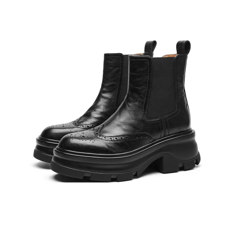 CHERYKALLY 13.5cm Chelsea Boots 7cm Women's-1