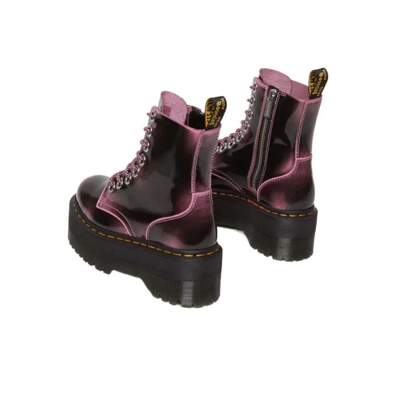 Dr.Martens Ankle Boots Women's Black Pink-2