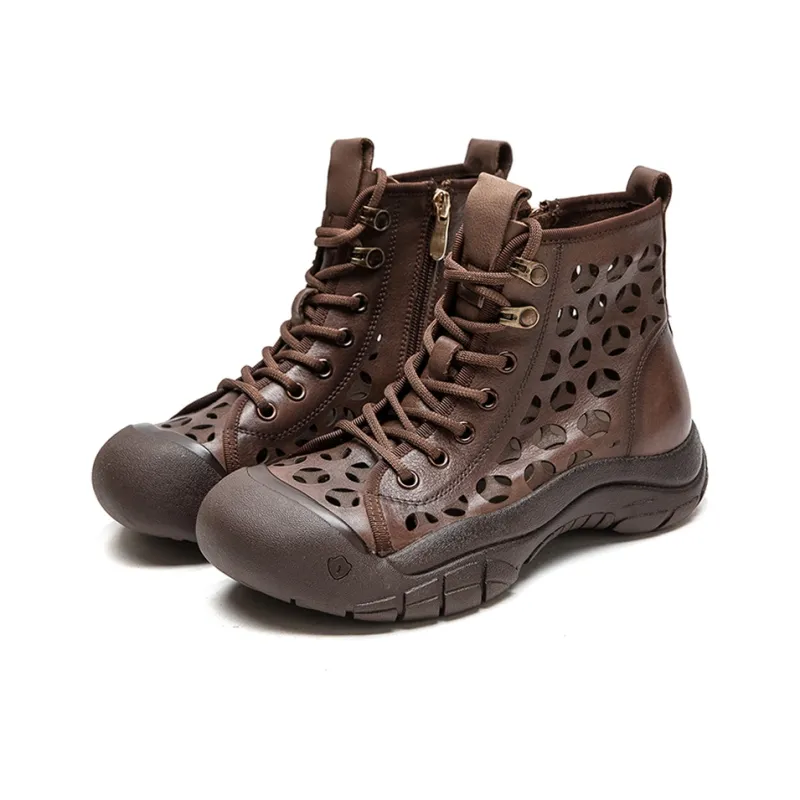 MATA Ankle Boots Women's Brown/Khaki-2