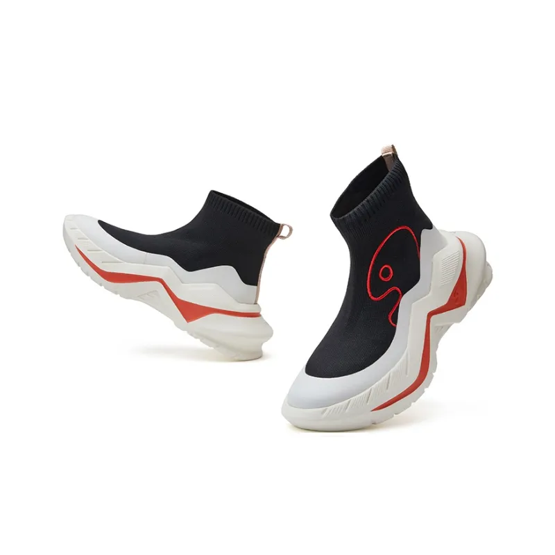 U.IN Painted Travel Shoes-Clarks 4-Color Collection Ankle Boots Unisex-11