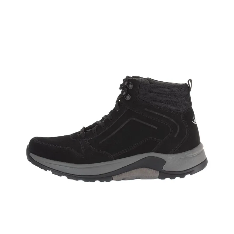 Gabor Rollingsoft Wear-Resistant Slip-Resistant Short Outdoor Boots 4cm Men's Black-0