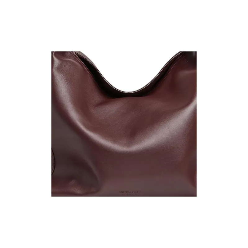 Bottega Veneta Hop Calfskin Handbag, Shoulder Bag Tubas Women's Madder Brown-4