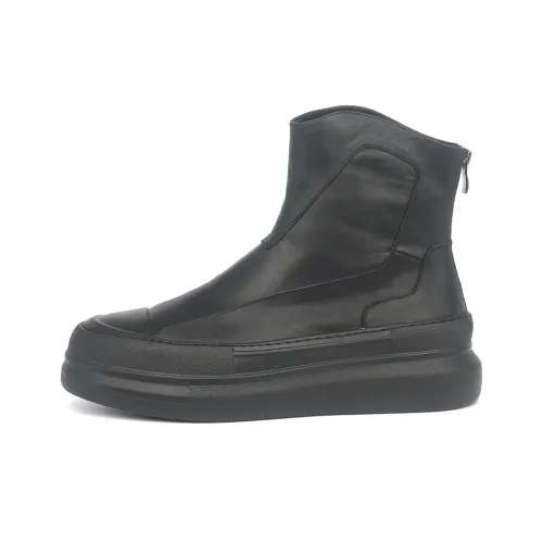 Thai Points Fashion Boots Ankle Boots Medium Heel Men's