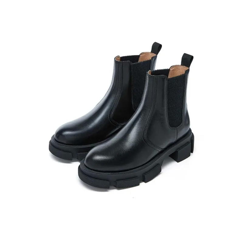Marie Claire Short Chelsea Boots 4.5cm Women's Black-1