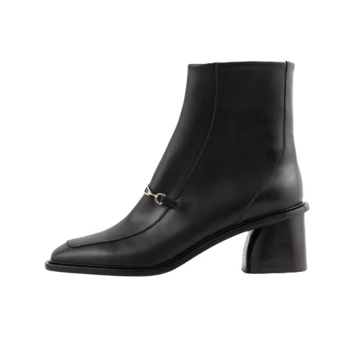 Sandro 60mm Buckle detailing Leather Boots Women's