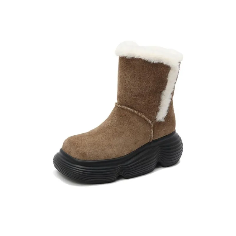 DAPHNE LAB Lollipop Series Short Snow Boots Women's-6