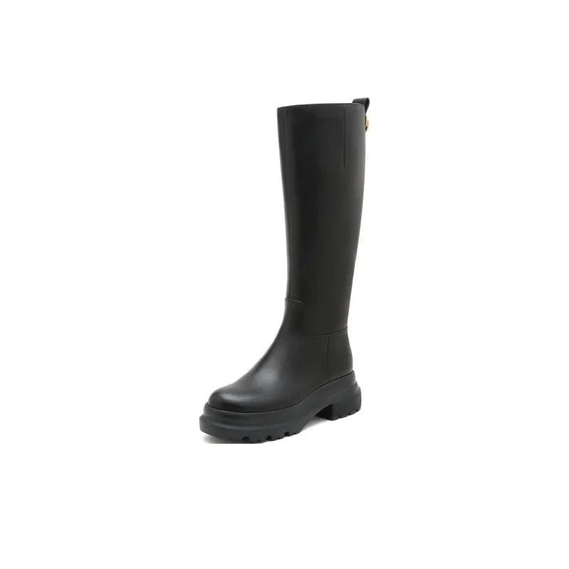 Staccato Harley Knight Knee-high Boots Women's Black-5