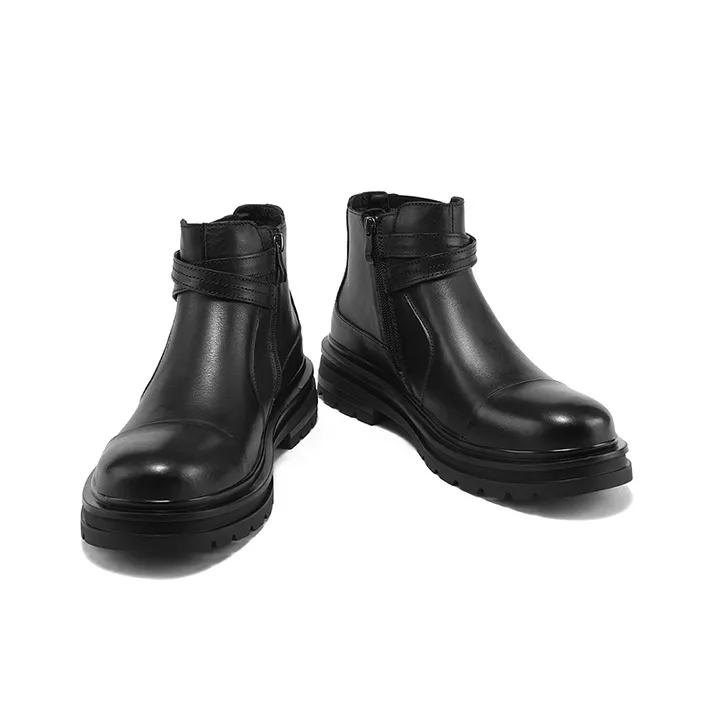 HANG TEN Ankle Boots Men Sub Sauce Black/Cambridge Brown/-3