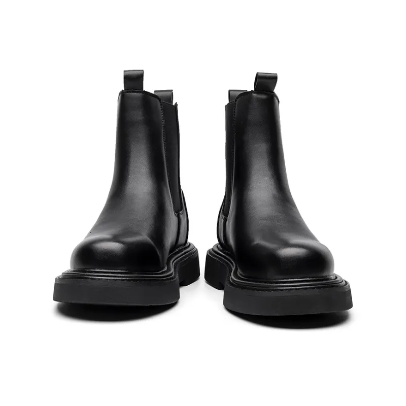 Aquarius Short Chelsea Boots Men's Black-2