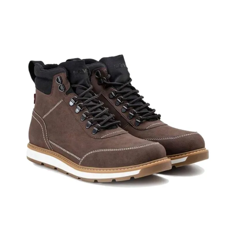 Levi's Abrasion Resistant Short Outdoor Boots Men's Brown-1