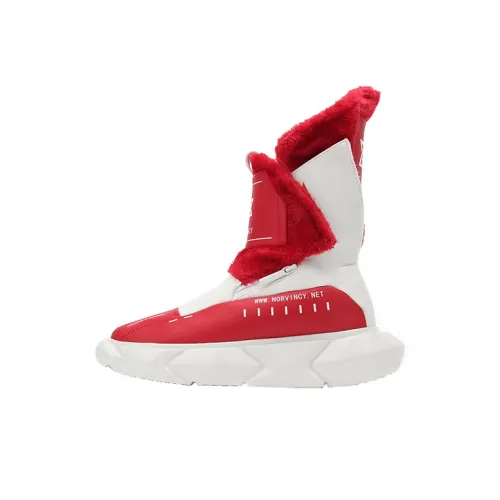 NORVINCY Snow Boots Unisex Red