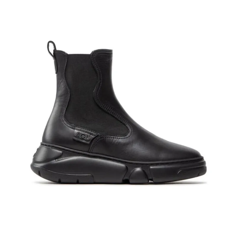 AGL Short Chelsea Boots Women's Black-1