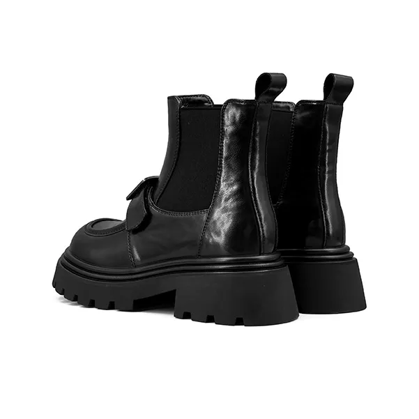 ZSBELLA Ankle Boots Women's Black/Brown-3