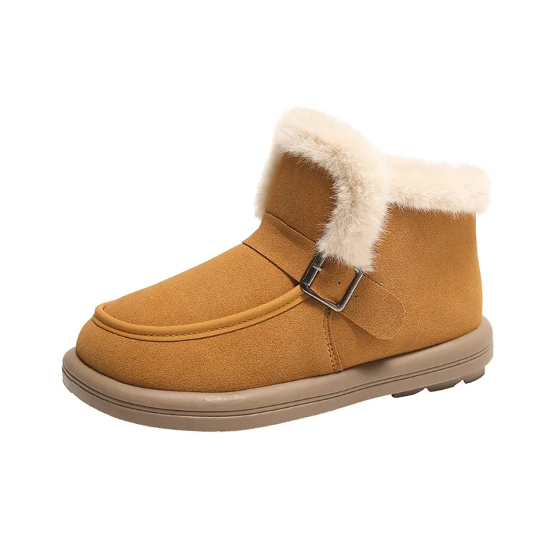Little Red Man Warm Short Snow Boots Women's-5