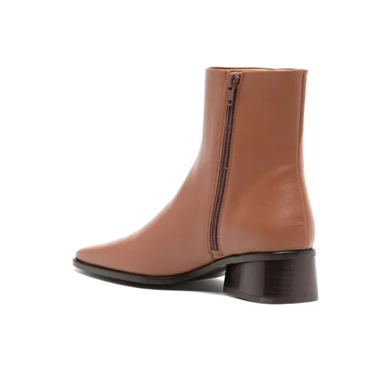 REJINA PYO Rise Leather Ankle Boots Women's-3