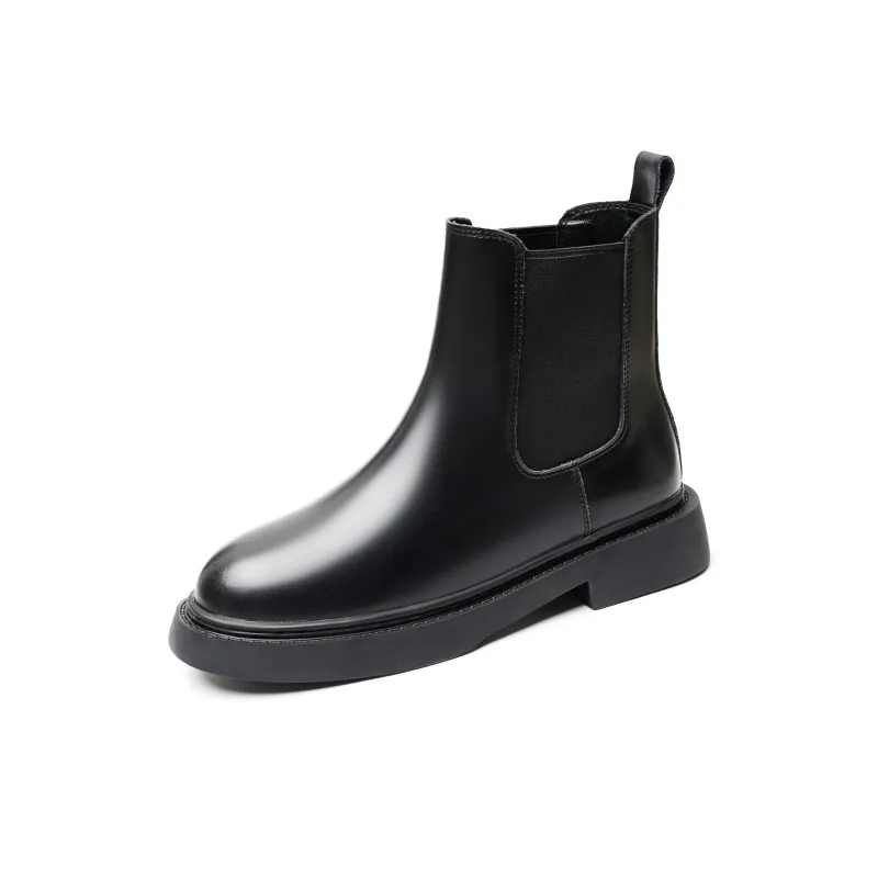 Help Short Chelsea Boots 3.5cm Women's Black-6