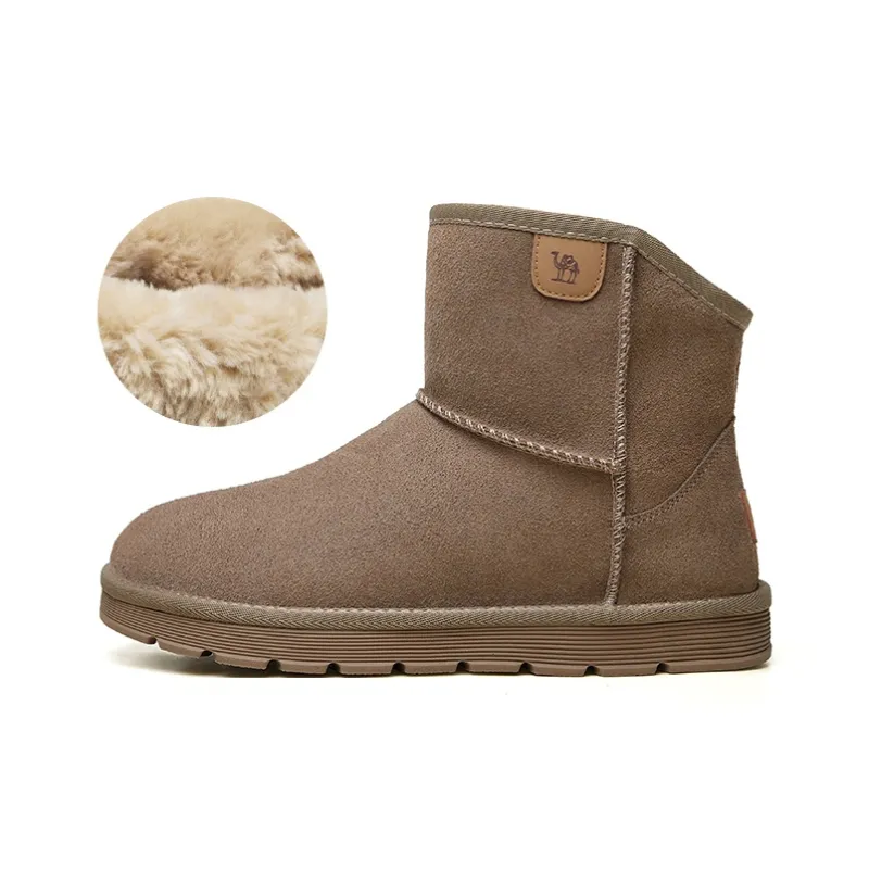 CAMEL Snow Boots Men Black/Yellow/Khaki-12