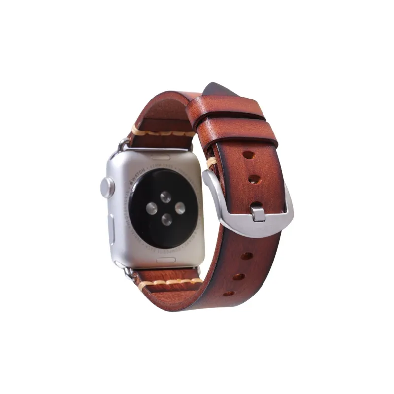 MSSM Watch Band Apple Compatibility Genuine Leather Material-1