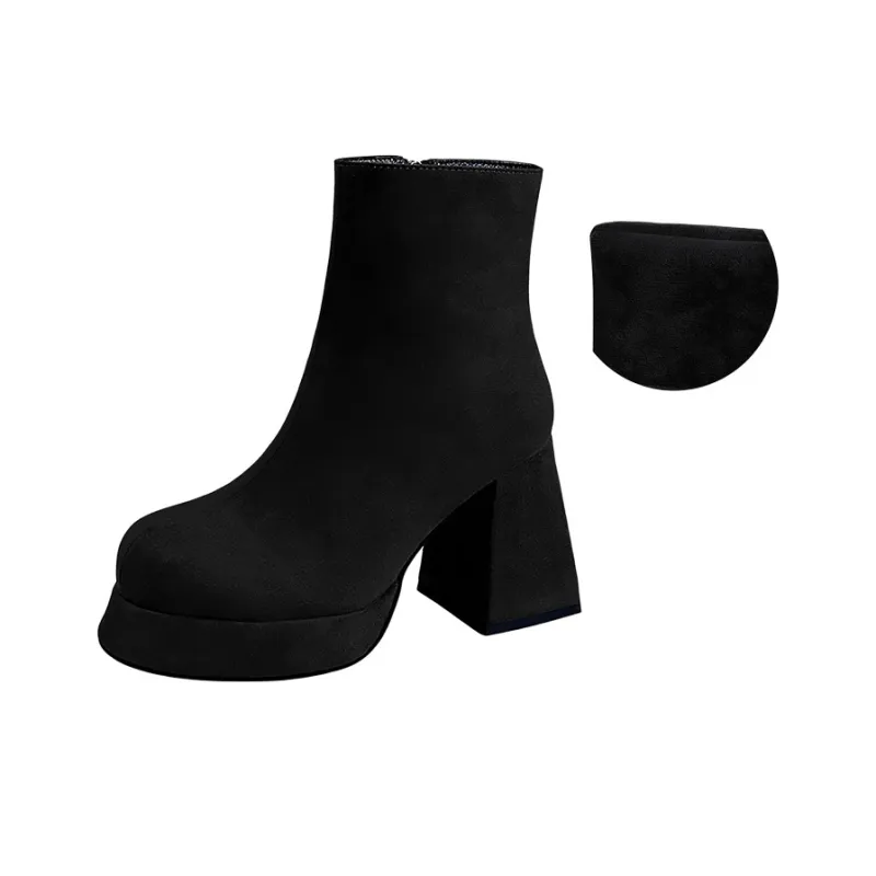 BIGTREE Ankle Boots Women's Ancora Red, Black, Dark Brown-8