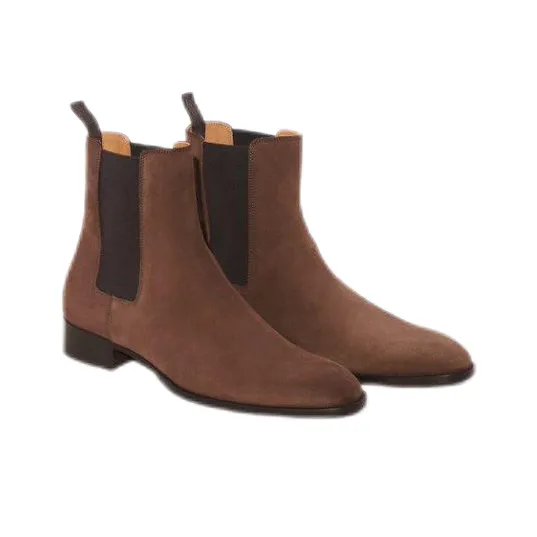 Sandro Chelsea Boots Men Caramel, Chocolate-6