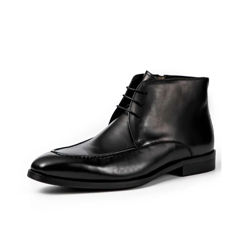 ASTON M.JAZZ Ankle Boots Men Black/Brown-6