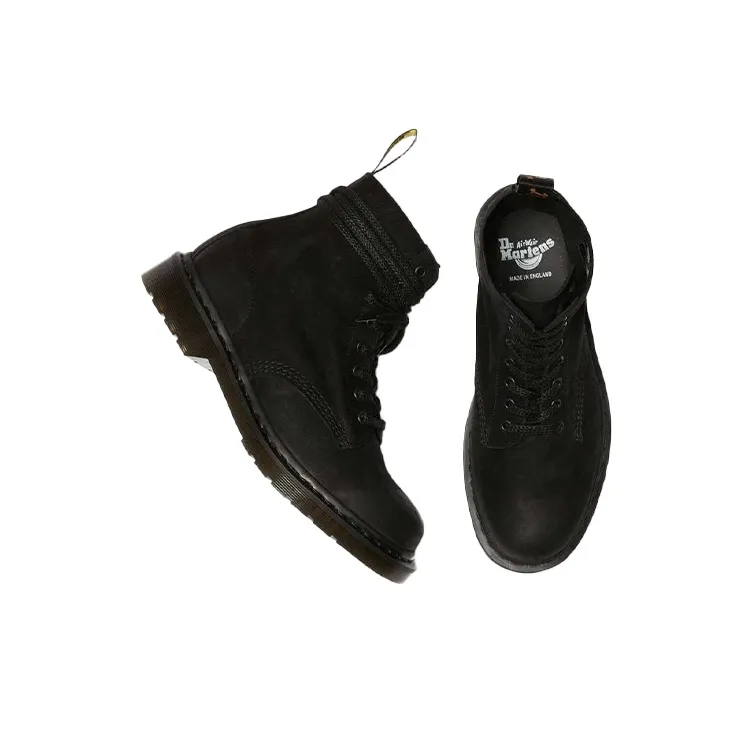 Dr. Martens 1460 Pascal Made In England Titan Leather Boots 'Black'-3