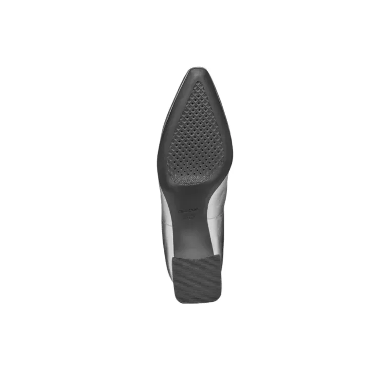 GEOX Giselda Short Chelsea Boots 6.5cm Women's Silver-5