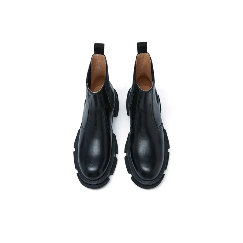 Marie Claire Short Chelsea Boots 4.5cm Women's Black-2