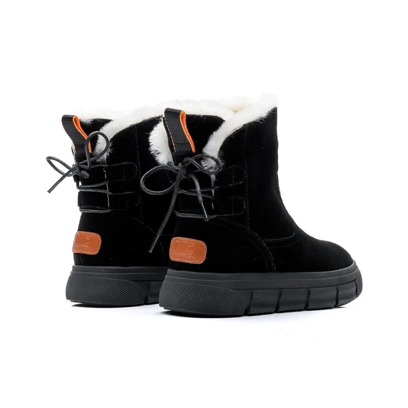 VEDULLAR Thermal Abrasion Resistant Coverage Crew Snow Boots Women's-6