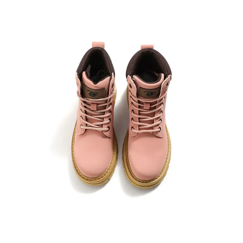 HUANQIU Martin Boots Women's Ginger Yellow-6