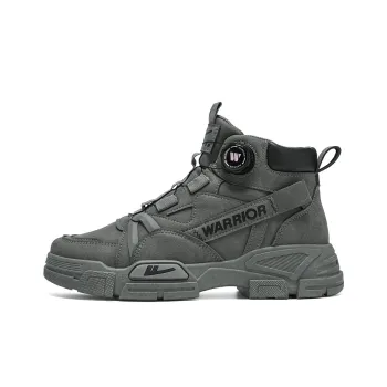 Warrior Ankle Length Martin Boot Men's Gray