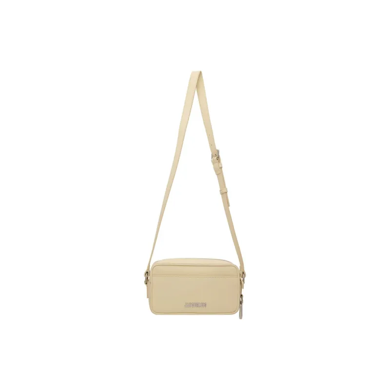 Jacquemus Le Baneto Leather Crossbody Bag Shoulder Bag Women's Ivory-3