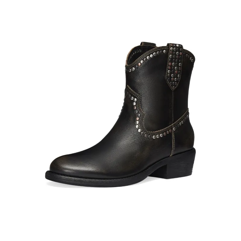 ASH Ankle Boots Women's Black-1