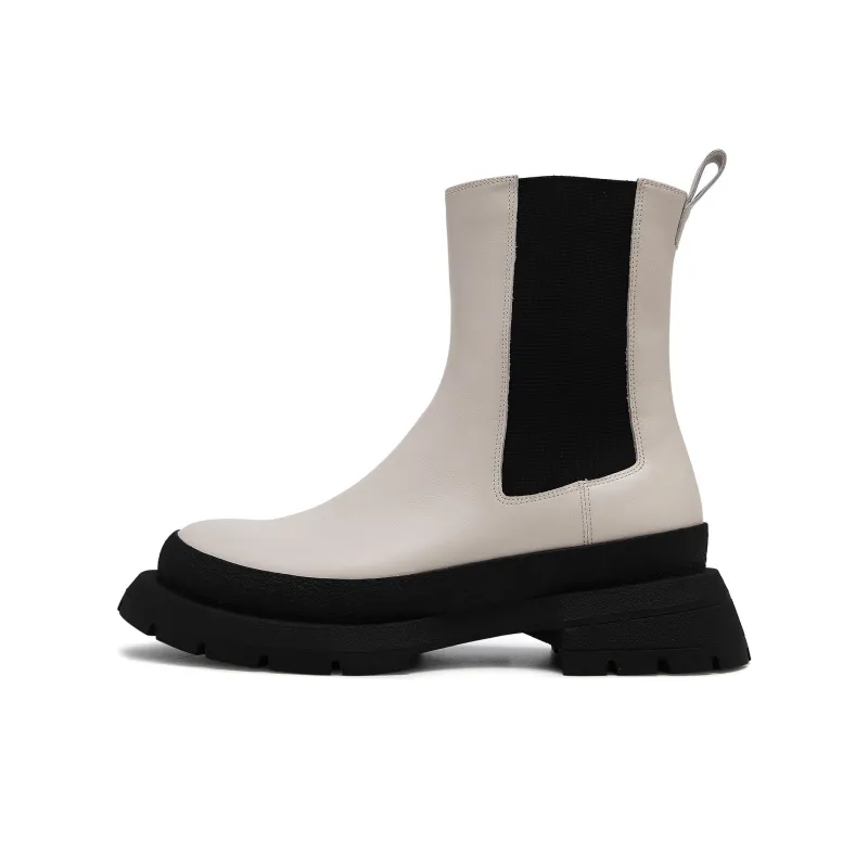 TOOMANYSHOES Britton Short Chelsea Boots Women's-2