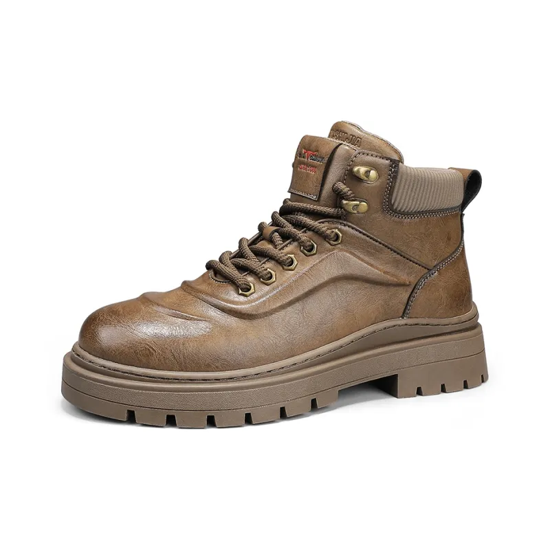 G.N.SHIJIA Short Martin Boot 5CM Men's-9