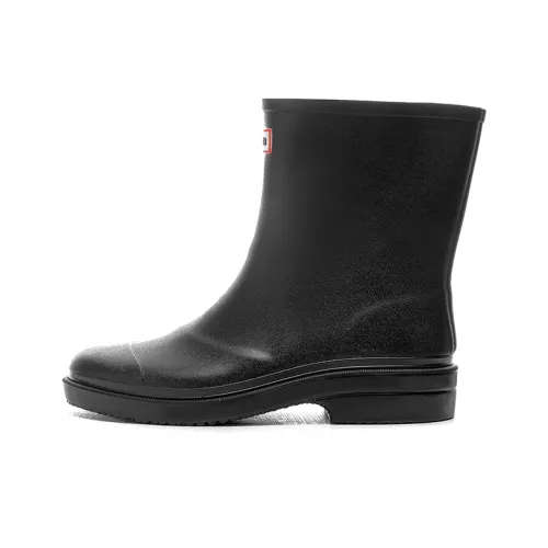 Warrior Waterproof And Wear resistant Rain Boots Women's Black
