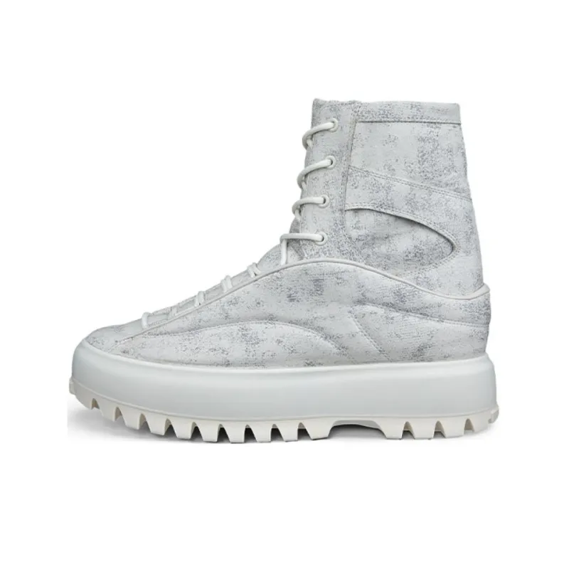 Ecco Ankle Boots Men Silver-0