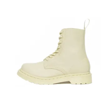 Dr.Martens 1460 Pascal Mono Lace Up Boots 'Cream' Women's