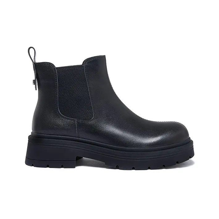 CAMEL Chelsea Boots Women's Ecru/Black-1