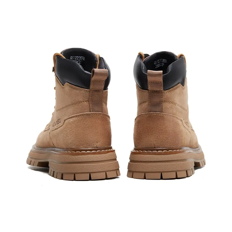 CAMEL Short Outdoor Boots Men's Fleece-Lined-10